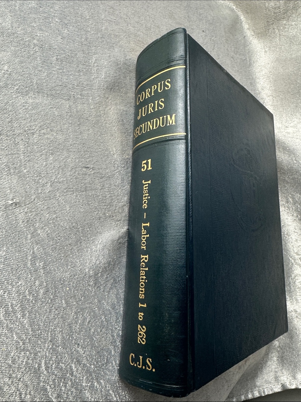Corpus Juris Secundum Volume 51 copyright 1967